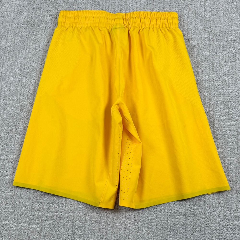 Nike Air Jordan Men Small Michigan Wolverines 11" Yellow Athletic Training Short - Picture 2 of 11